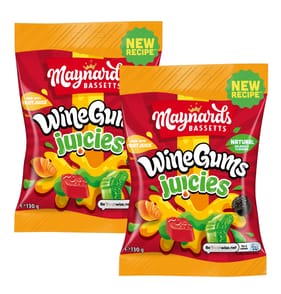 Maynards Bassetts Wine Gums Juicies Sweets Sharing Bag 130g
