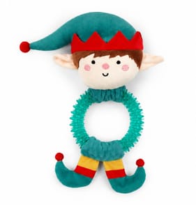 Chester's Elf Pet Toy With Chewy Ring
