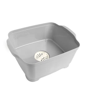 Kitchen Solutions Sink Bowl and Strainer - Grey