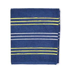 Hello Summer Luxury Jacquard Beach Towel - Navy