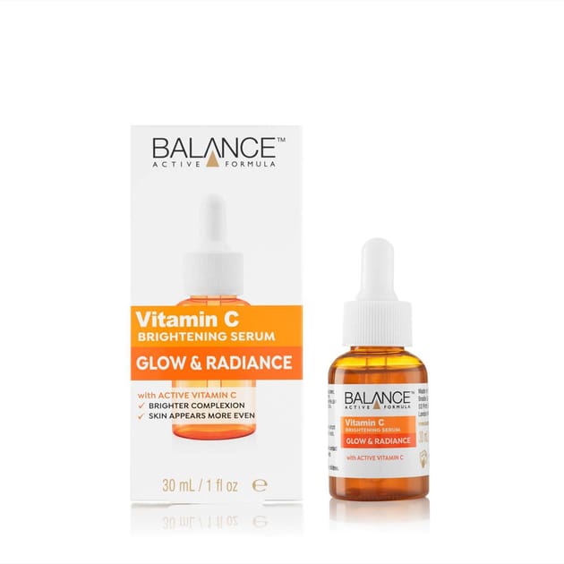 Balance Vitamin C Brightening Serum Glow & Radiance 30ml Home Bargains