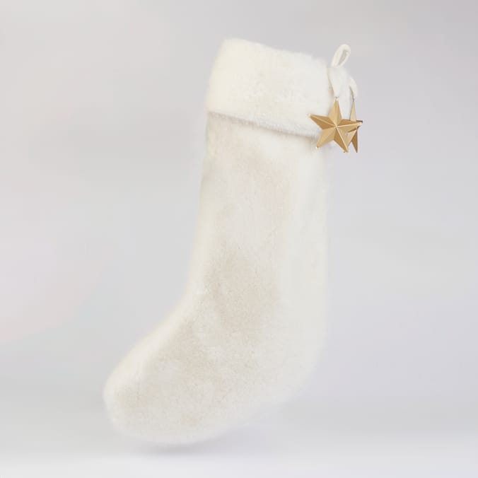 Winter Luxe Faux Fur Stocking