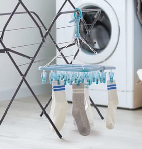 Utility Folding Peg Airer - Blue