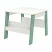 Liberty House Toys Kids Bookshelf Table And Chair - White & Forest Green