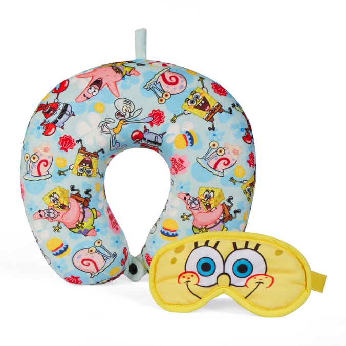 SpongeBob Squarepants Travel Pillow Set