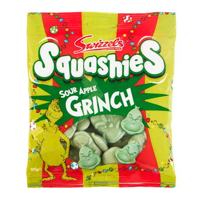 Swizzels Grinch Squashies 120g - Sour Apple