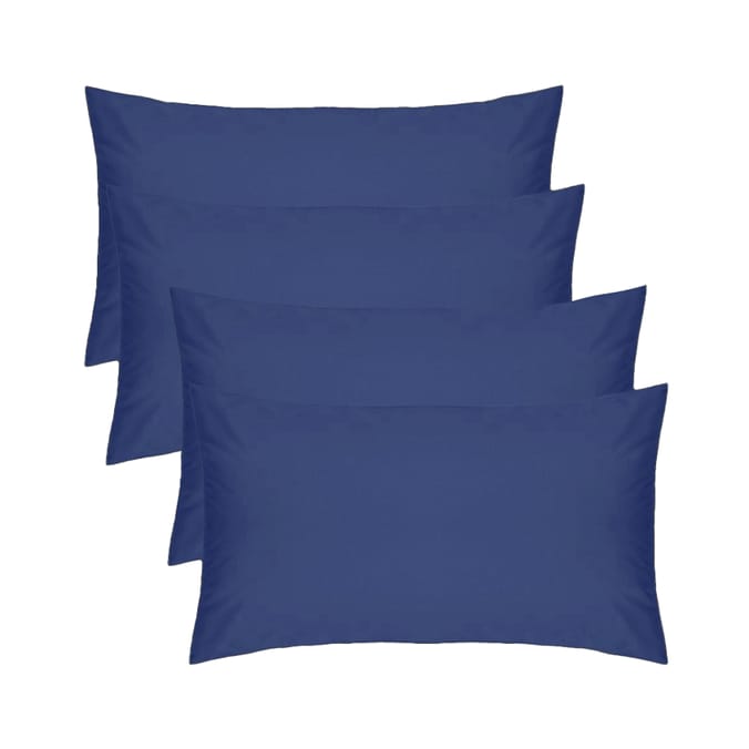 Home Collections: 4 Pillowcases - Navy