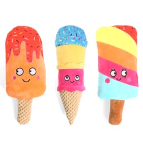My Pets Summer Plush Dog Toy - Ice Cream Assorted