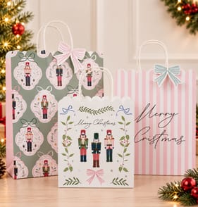 Festive Feeling Luxury Gift Bag Set - Nutcracker