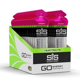 SiS GO Energy + Electrolytes 60ml Gel 30 Pack - Raspberry