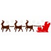Festive Feeling Christmas Reusable Gel Window Stickers