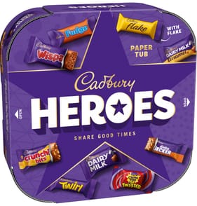 Cadbury Heroes Chocolate Assortment Tub 500g