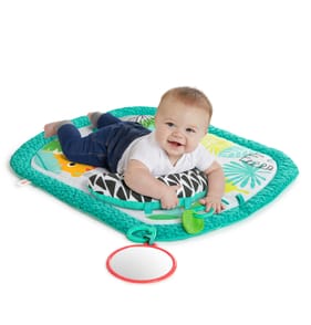 Bright Starts Prop & Play Tummy Time Baby Activity Mat - Totally Tropical