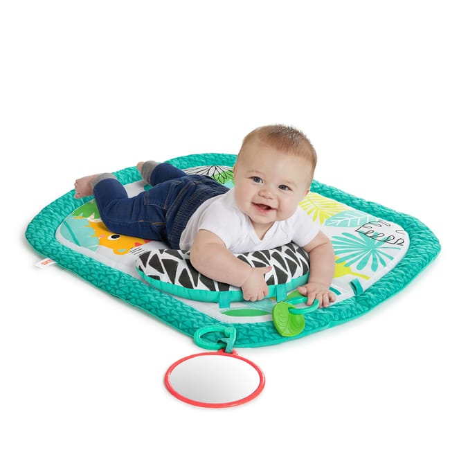 Bright Starts Prop & Play Tummy Time Baby Activity Mat - Totally Tropical