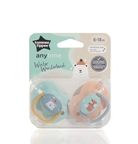 Tommee Tippee Any Time Winter Wonderland Soother 6-18m
