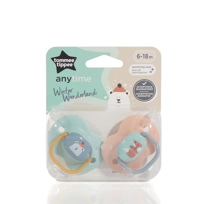 Tommee Tippee Any Time Winter Wonderland Soother 6-18m