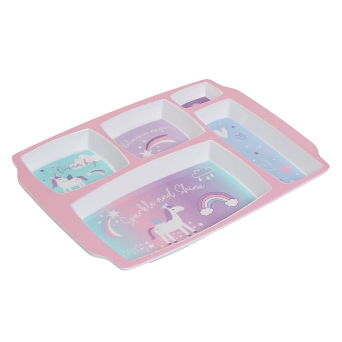 Scribble Pop Shop Kids 5 Section Meal Tray