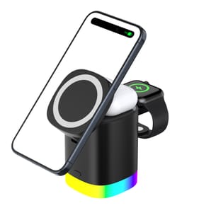 Equatech 3-In-1 Magnetic Phone Charger