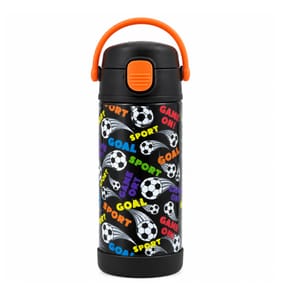 Printed Stainless Steel Water Bottle 350ml - Football
