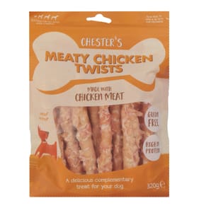Chester's Meaty Chewy Chicken Twists 320g