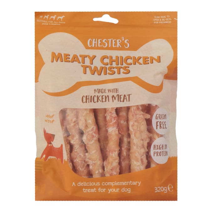 Chester's Meaty Chewy Chicken Twists 320g