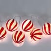 Festive Feeling 10 Warm White LED Candy String Light - Balls