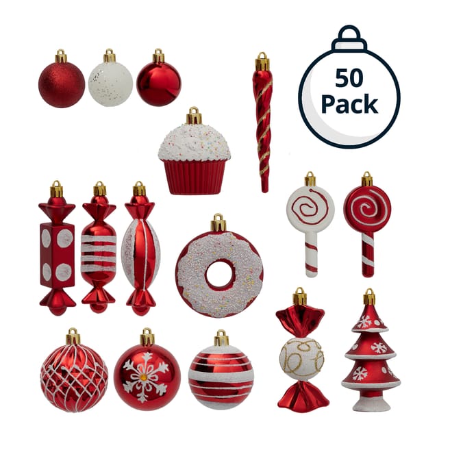 Festive Feeling Candy Bauble Set 50 Pack