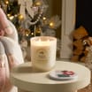 Christmas Scented Candle Jar 620g - Milk & Cookies