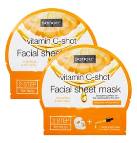 Sence Vitamin C Shot Facial Sheet Mask x2