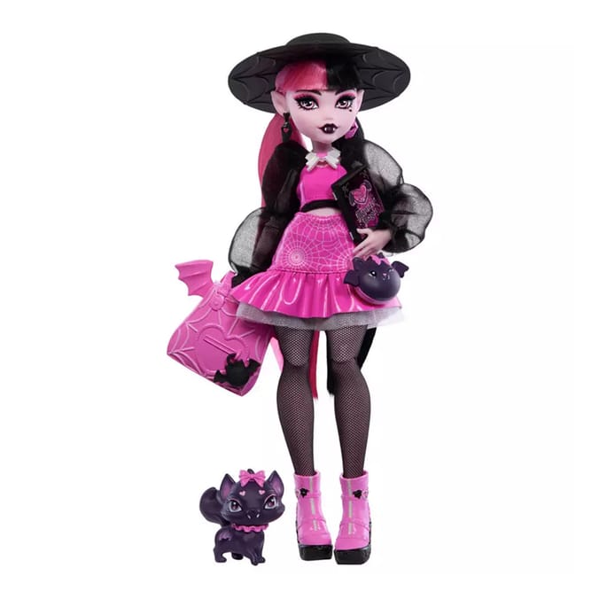 Monster High Doll with Pet & Accessories - Draculaura