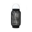 The Outdoor Living Collection Black Rope Solar Lantern