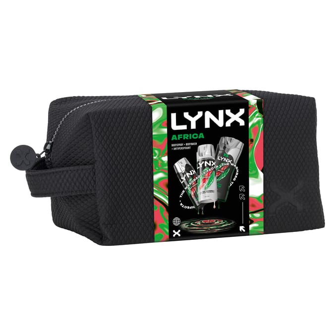 Lynx Washbag Gift Set - Africa