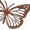  Jardin Set of 3 Rusty Butterflies Wall Art