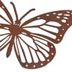 Jardin Set of 3 Rusty Butterflies Wall Art