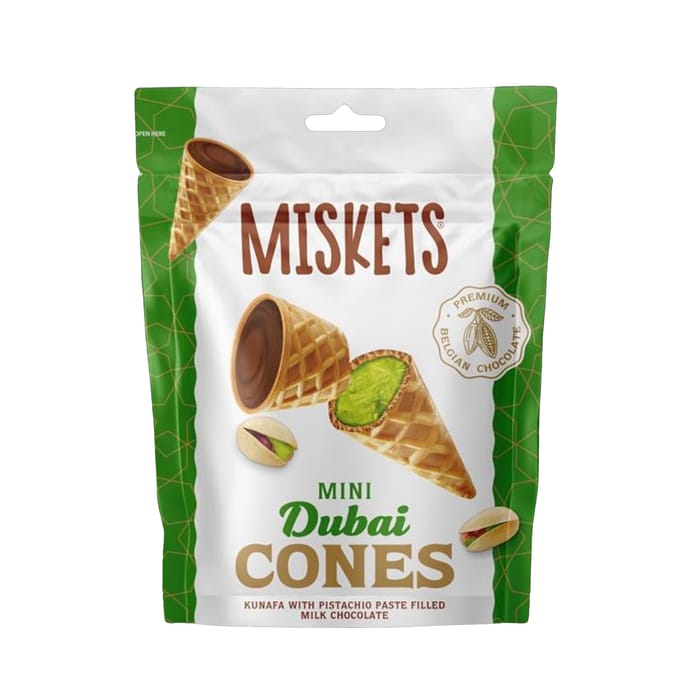 Miskets Mini Dubai Style Cones 50g