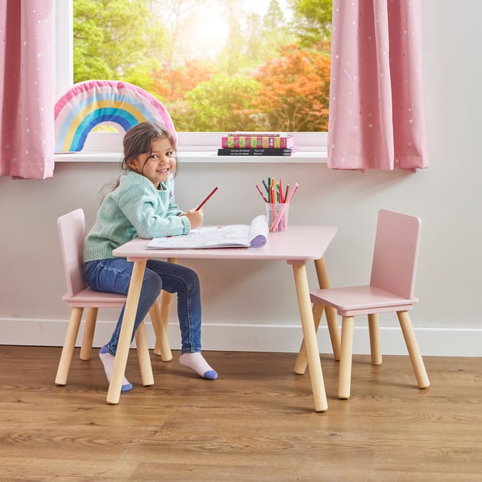Liberty House Toys Kids Table And Two Chairs Set