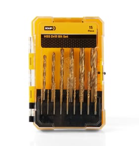 Equip HSS Drill Bit Set 15 Piece