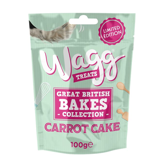 Wagg Limited Edition Flavoured Treats 100g - Carrot Cake