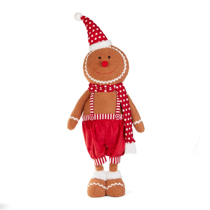 Winter Charm Extendable Gingerbread Man Decoration 90-110cm
