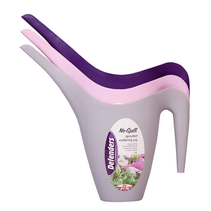 Defenders No-Spill Spouted Watering Jug 1.5L PICK ANY