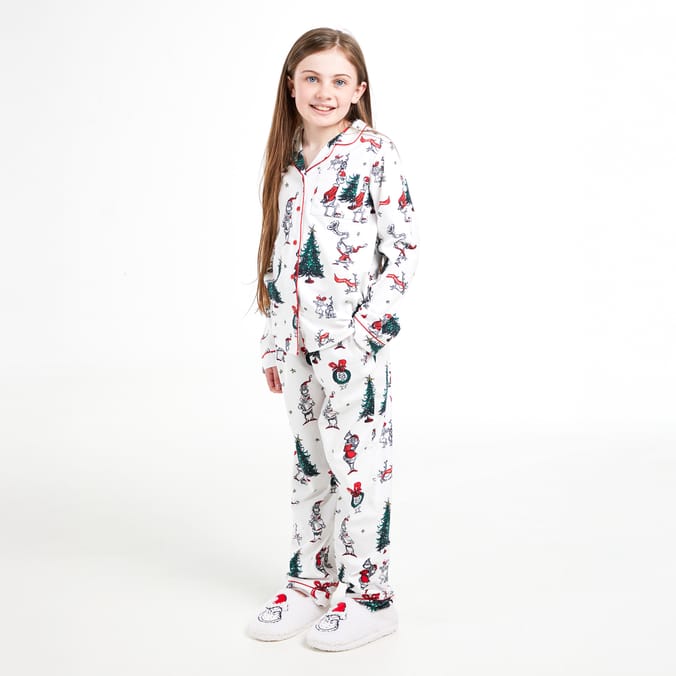 The Grinch Button Up Kids Pyjamas