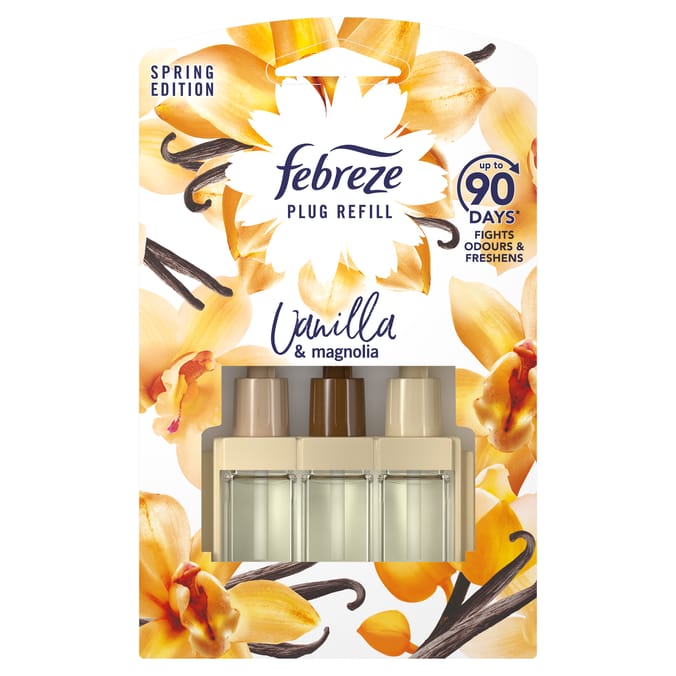 Febreze 3Vol Air Freshener Plug-In Refill Vanilla & Magnolia 20ml