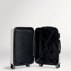 Salisbury Embossed Quilted Shell Suitcase - Off White