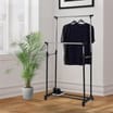 Utility Adjustable Double Garment Rail 