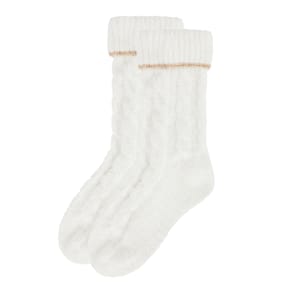 Originals Serenity Collection Ladies Chenille Socks - Cream