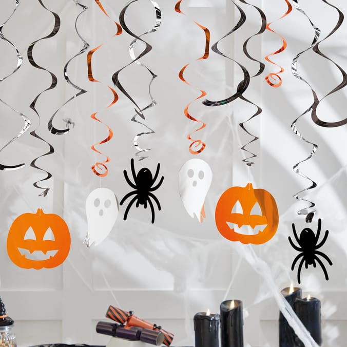 Hallow Scream Foil Decorations 10 Pack