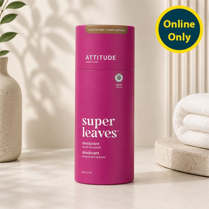 Attitude Natural Care Super Leaves White Tea Deodorant 85g