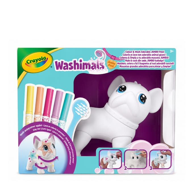 Crayola Washimals Jumbo Colour Playset