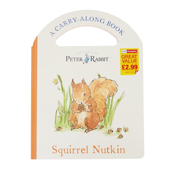 Peter Rabbit Carry Along Board Book - Squirrel Nutkin 