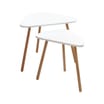 Loft Range Nested Tables - White